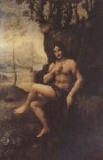 Leonardo  Da Vinci Bacchus (mk05) USA oil painting reproduction